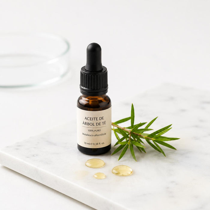 Aceite de árbol de té microencapsulado